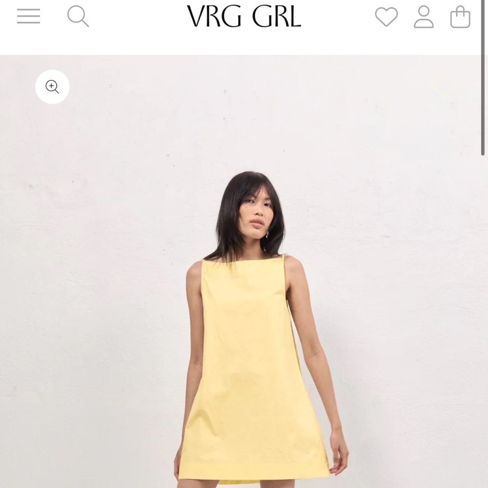 VRG GRL Lemon Mini Dress